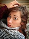 woman, portrait, girl, model, face, young, hair, models, fashion, beauty, color, elegant, pose, female, charm, italiana, lonely, rossa, attractive